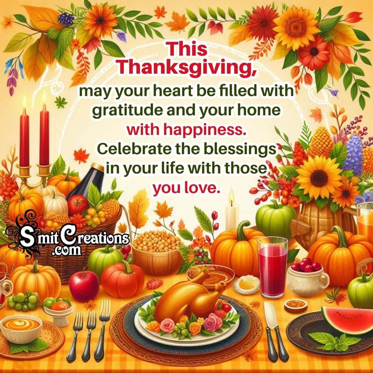 Thanksgiving Day Greeting Photo