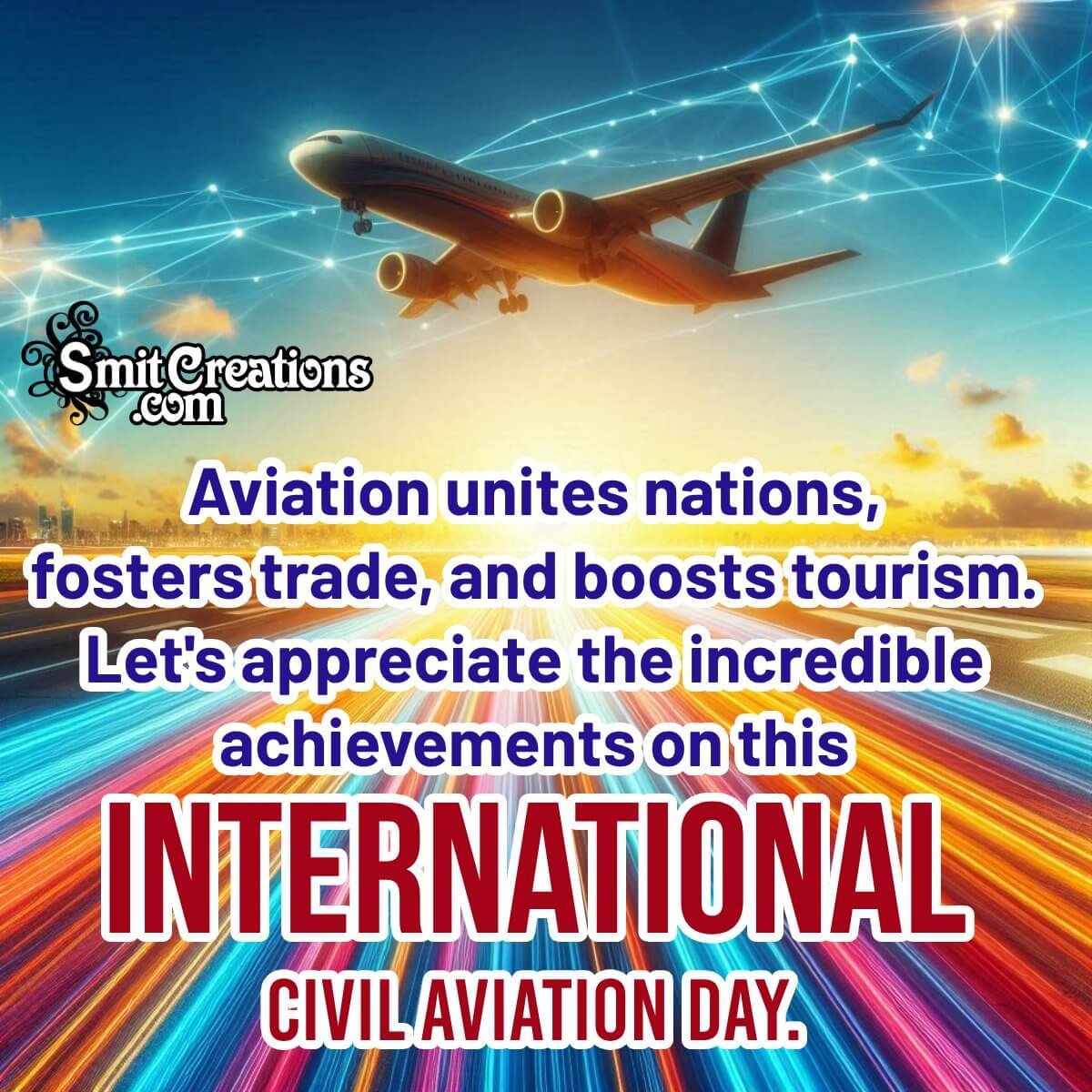 International Civil Aviation Day Message Picture