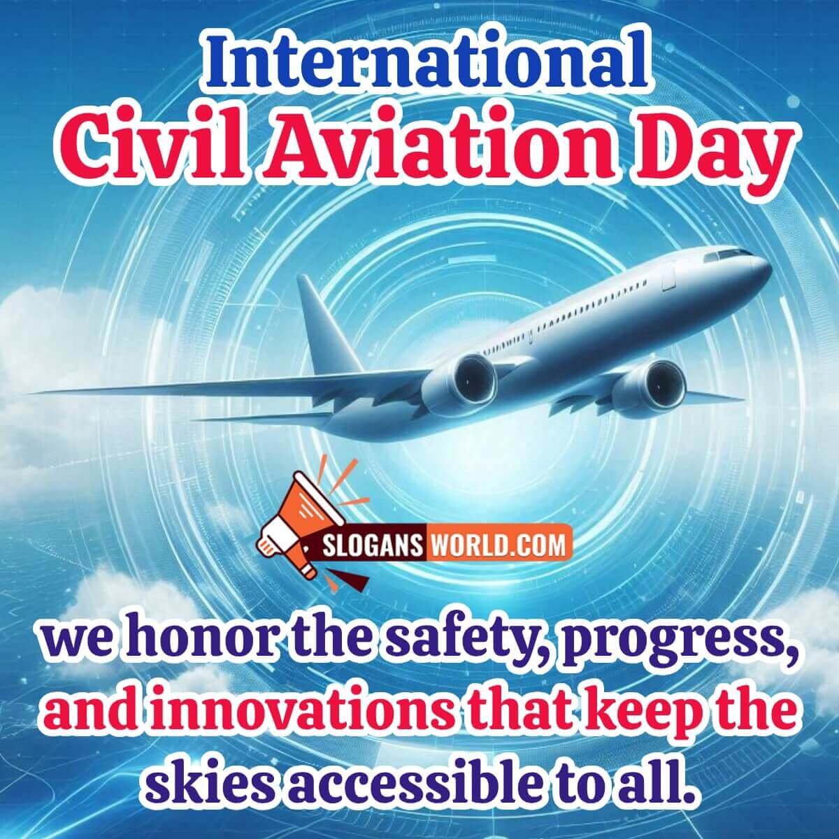 International Civil Aviation Day Status Photo