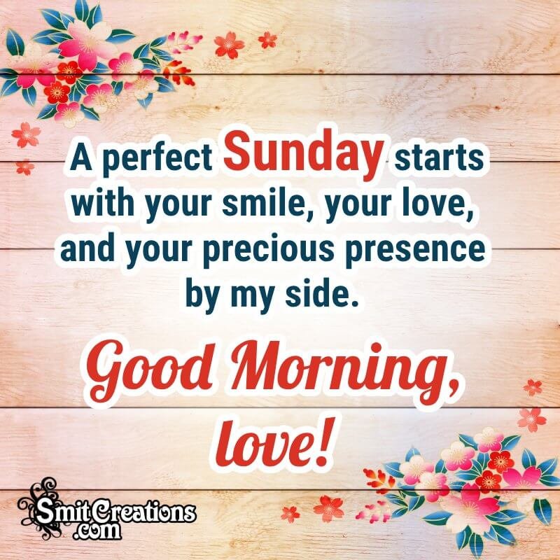 Best Sunday Message For Love Photo