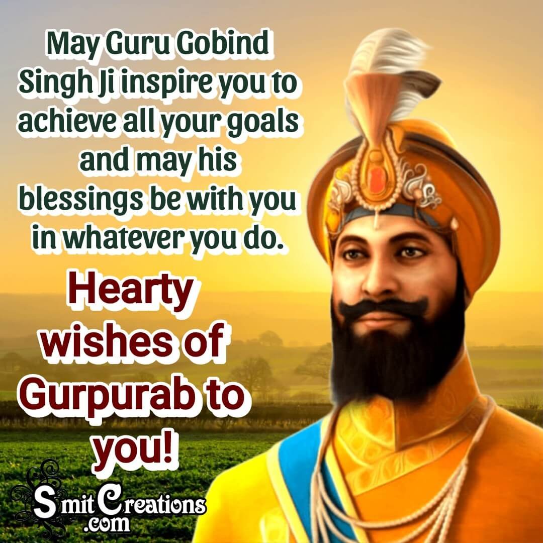 Gurpurab Blessings Guru Gobind Singh Ji Wishes