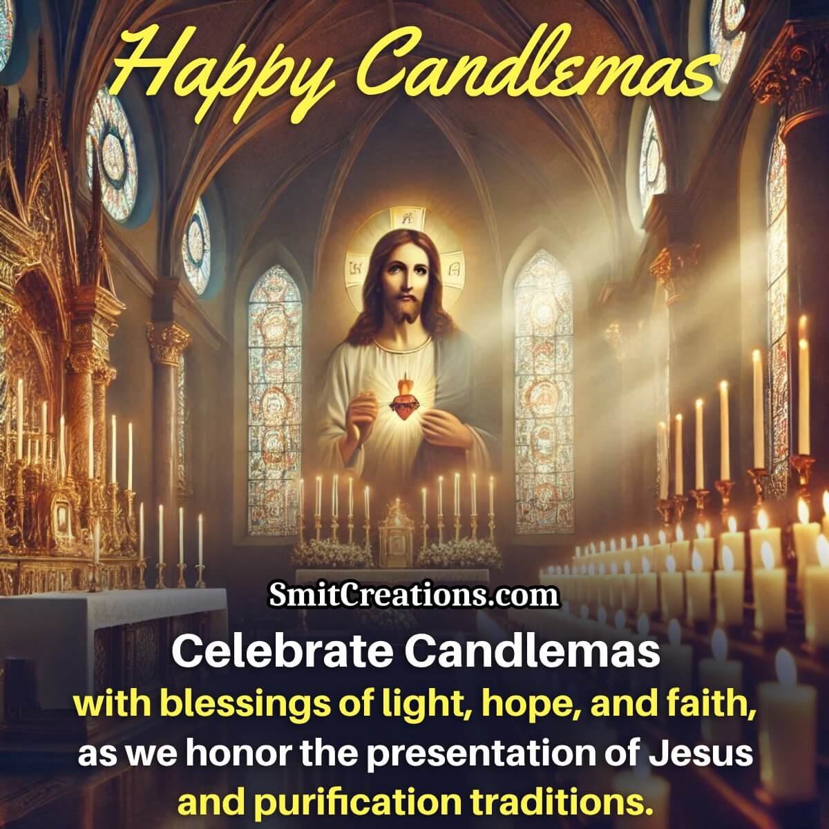 Happy Candlemas Greeting Pic