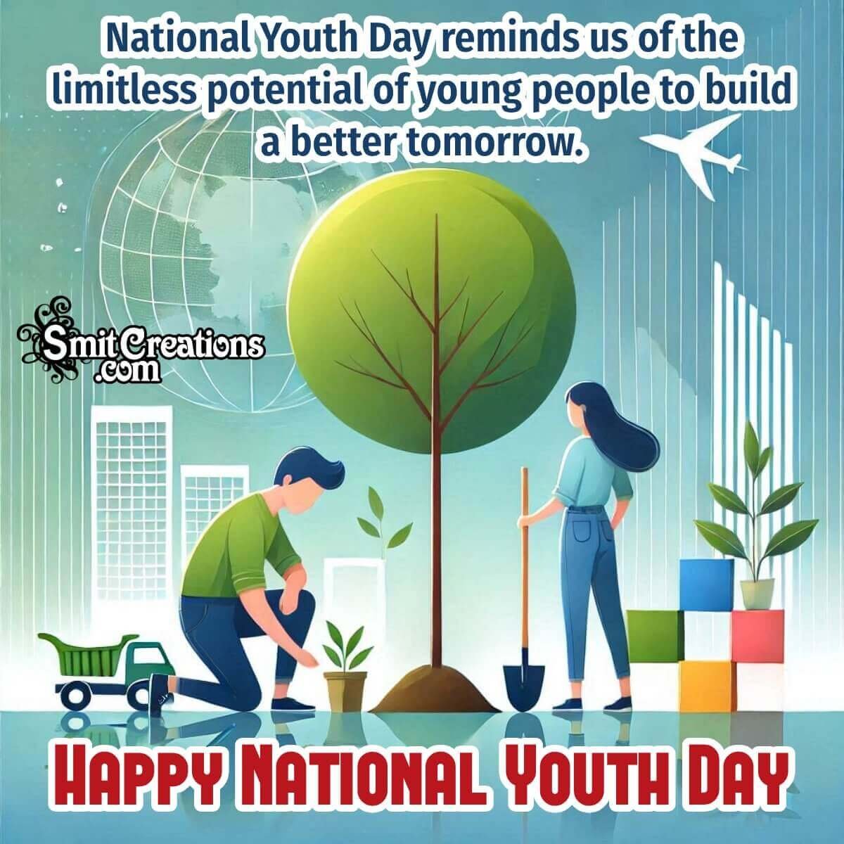 Happy National Youth Day Wish Pic