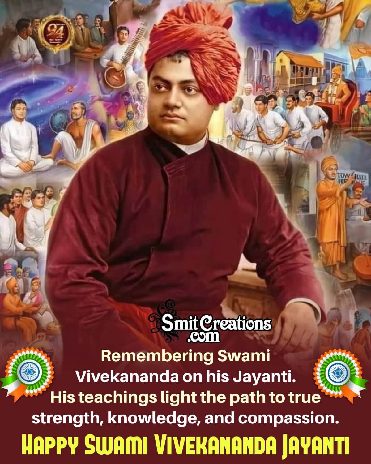 Happy Swami Vivekananda Jayanti Wonderful Pic