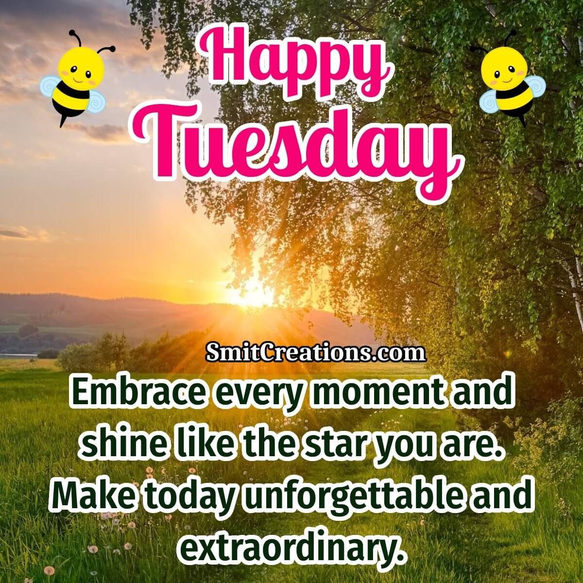 Happy Tuesday Wish Photo