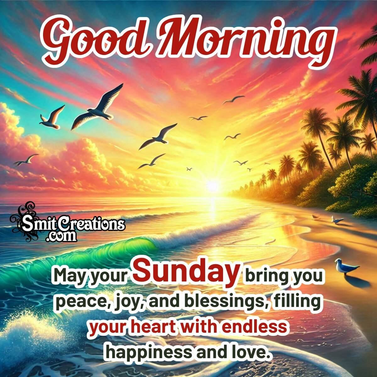 Lovely Happy Sunday Message Pic