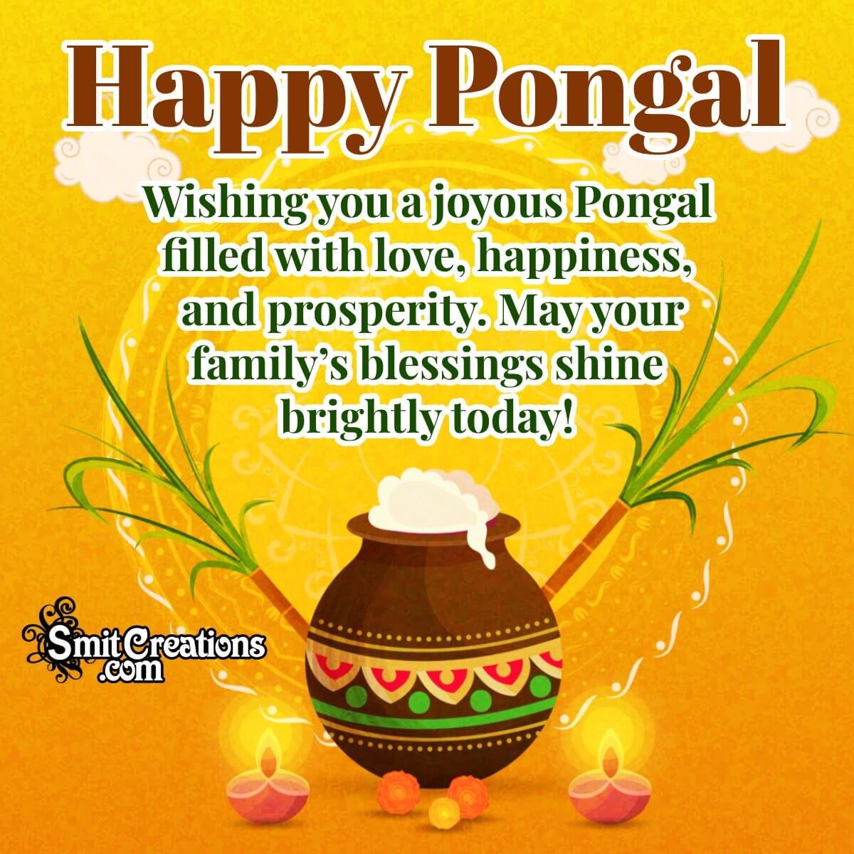 Pongal Wishes For Family