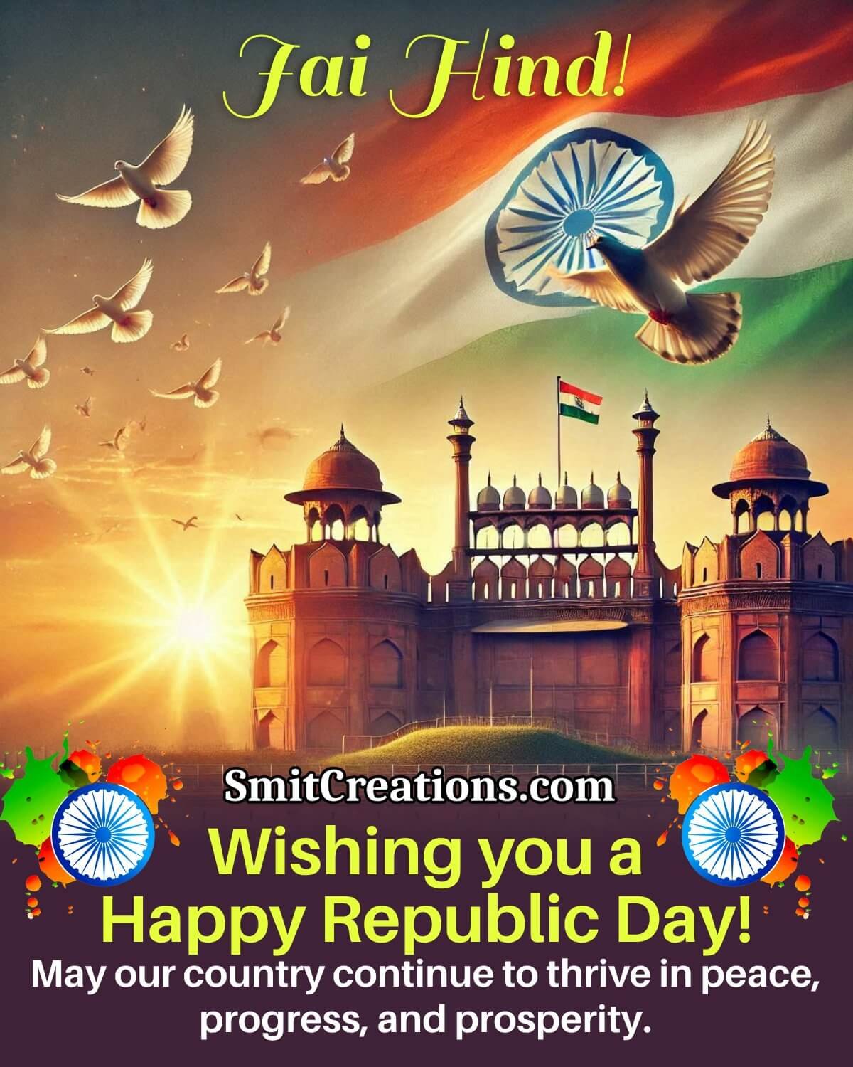 Republic Day Wonderful Wishing Pic