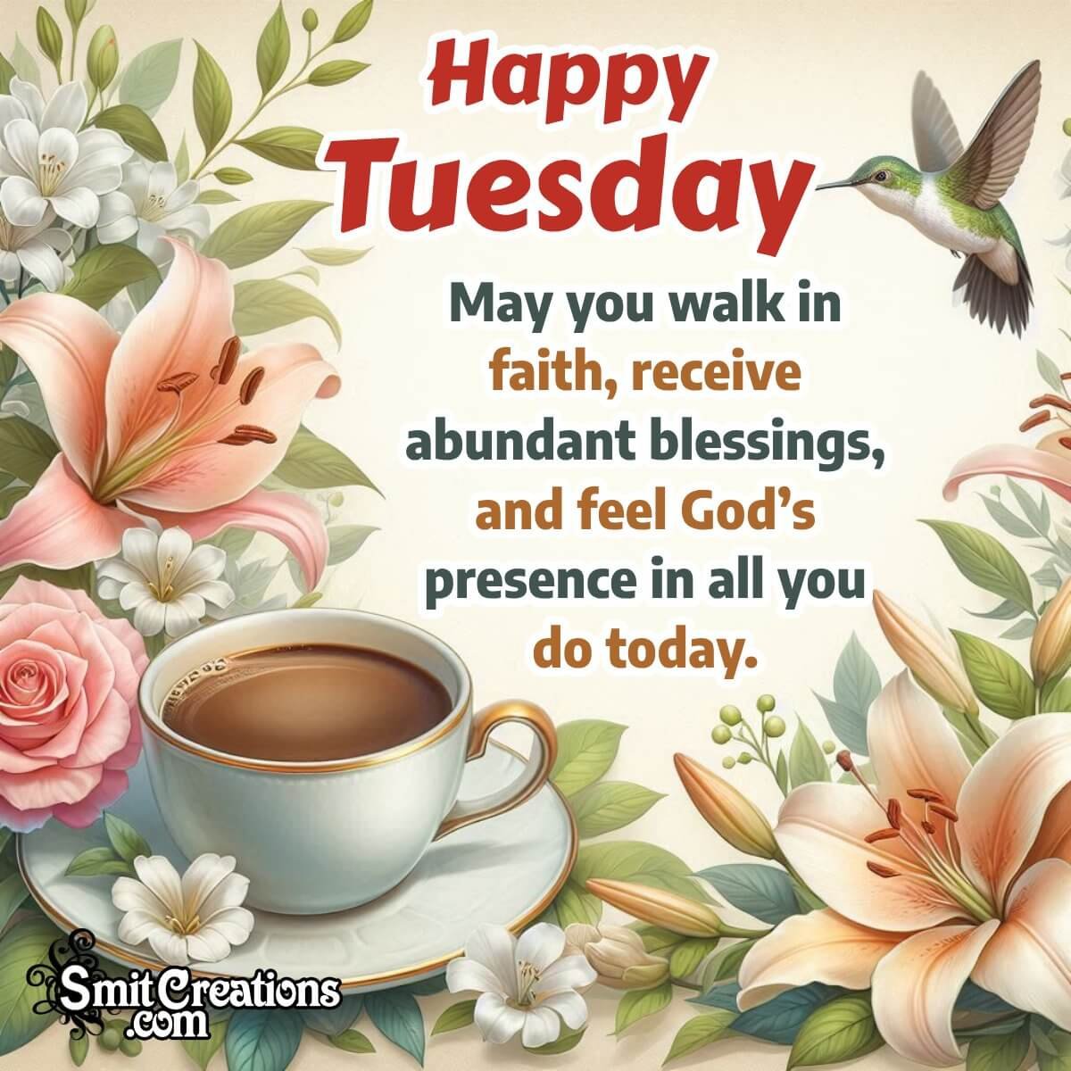 Tuesday Prayers And Blessings