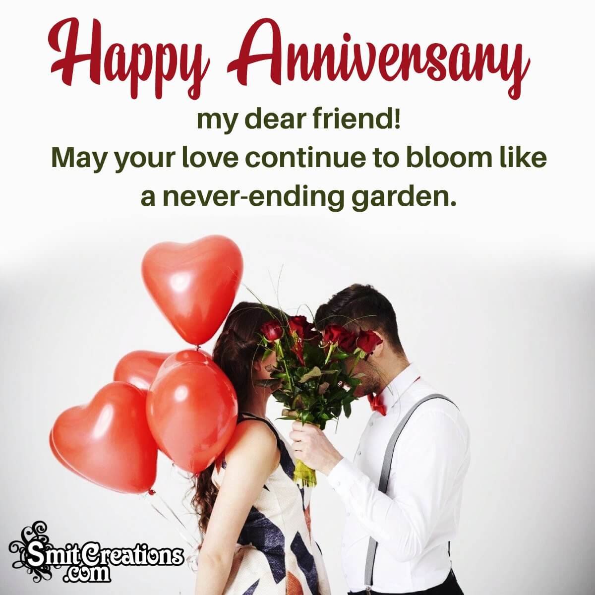 Wedding Anniversary Wishes For Friends