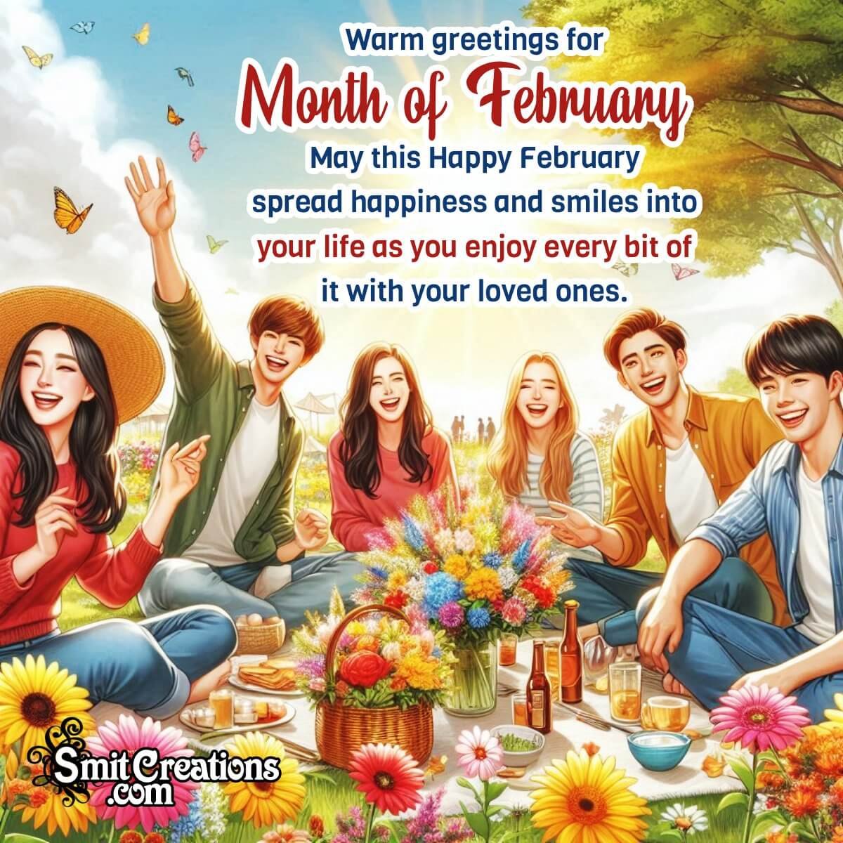 Wonderful February Month Message Pic