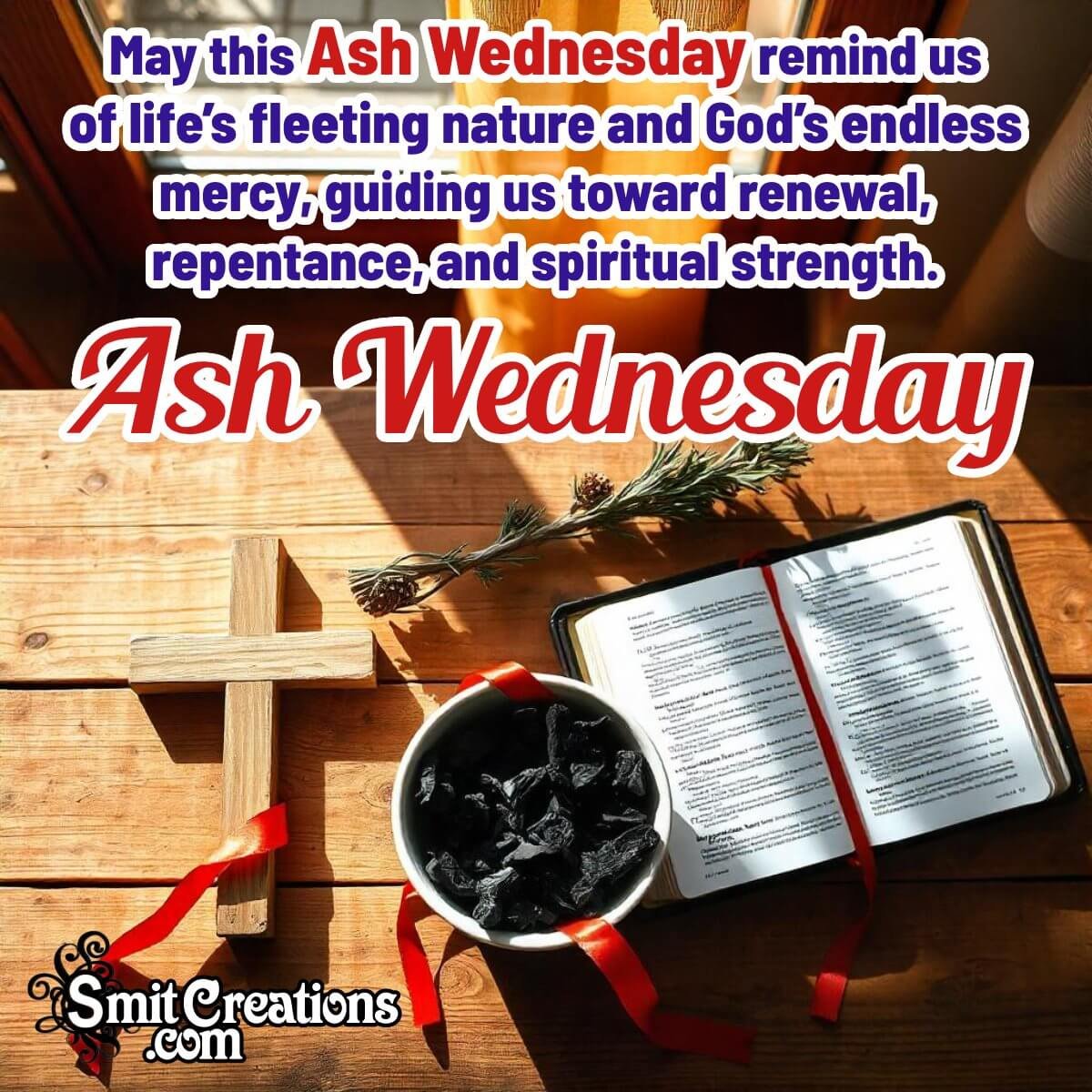 Ash Wednesday Best Message Image