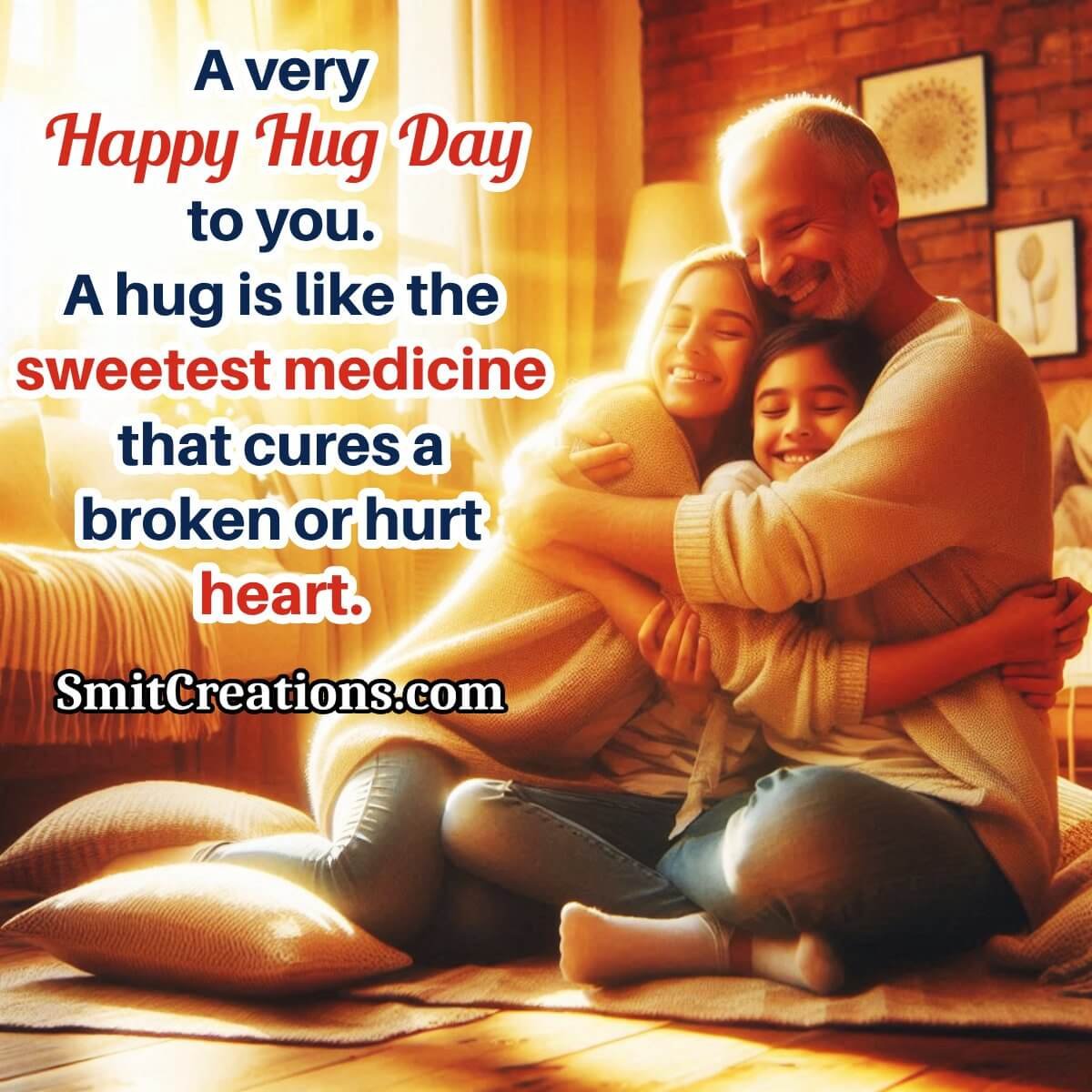 Happy Hug Day Best Message Image