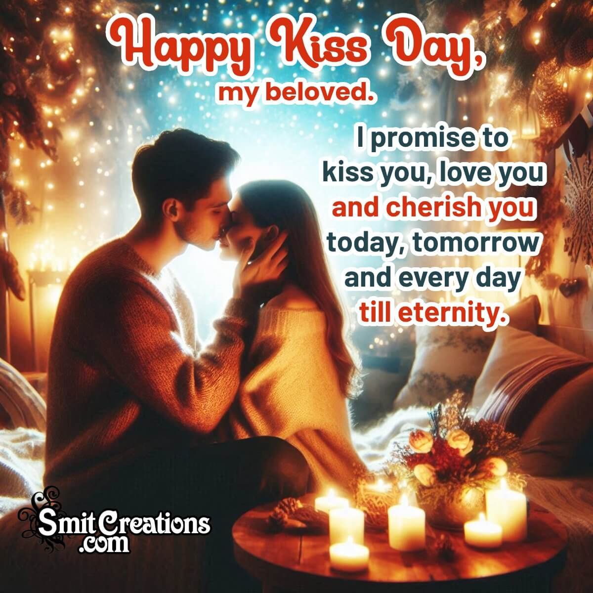 Happy Kiss Day Best Message Image