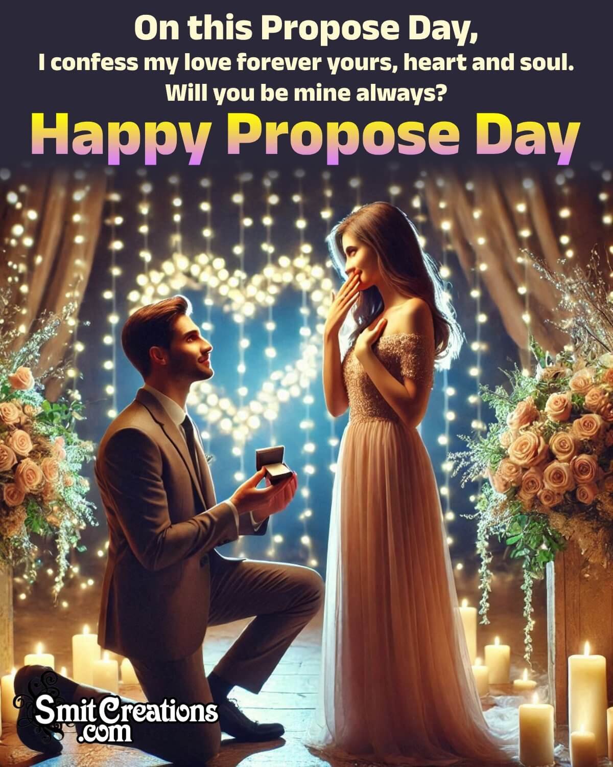 Happy Propose Day Best Message Image